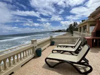 Oceanfront 3 Bdrm House on Surf Beach near Rincon with Private Beach Access
