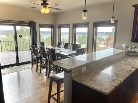 Luxury Lake House with Amazing Views of Glendo Lake and Mountains