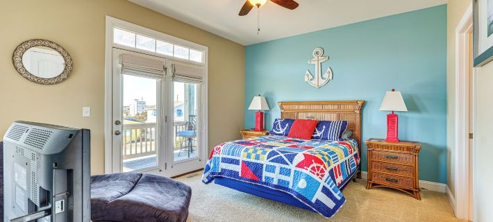 Chic Surf City Retreat w/ Pool < 1 Block to Beach! Hotels in Pender County
