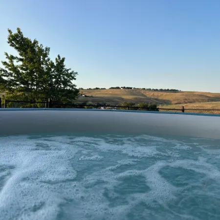 New! 2 Kings! Hot Tub! Access to Full Gym!Espresso! Fully Fenced Yard!