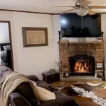 Cozy riverside home