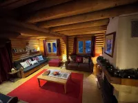 Cosy traditional self-catered 13 bedroom log cabin chalet in Courchevel La Tania