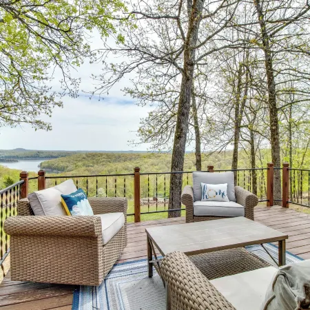 Lake-View Retreat w/ Fire Pit in Mountain Home!