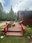 The Sniderhaus with beautiful sunsets and trails nearby.  A large dock.
