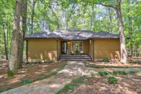 Lakefront Hamilton Cabin w/ Dock & Fire Pit! - parking