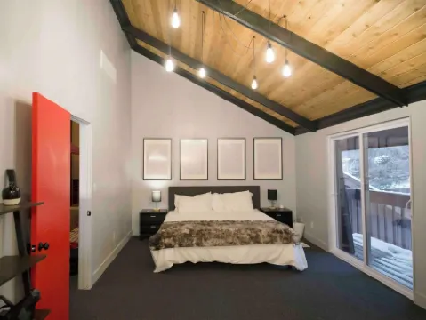 The Hammock House, Sauna, Hot Tub, and Arcade at the Cottonwoods.