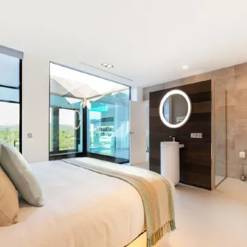 Villa in Búger with Rooftop Pool & Scenic Views