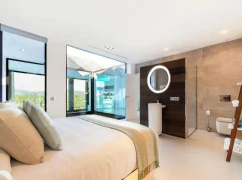 Villa in Búger with Rooftop Pool & Scenic Views