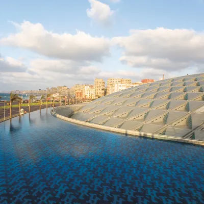 Four Seasons Hotel Alexandria San Stefano Отели рядом с достопримечательностью «Библиотека Александрина»