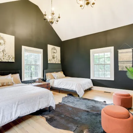 Spacious Durham Home w/ Fire Pit & Hot Tub!
