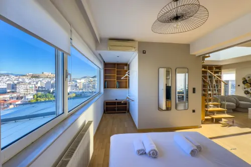 Acropolis Sky Retreat Jacuzzi 3Br Maisonette - Bungalows