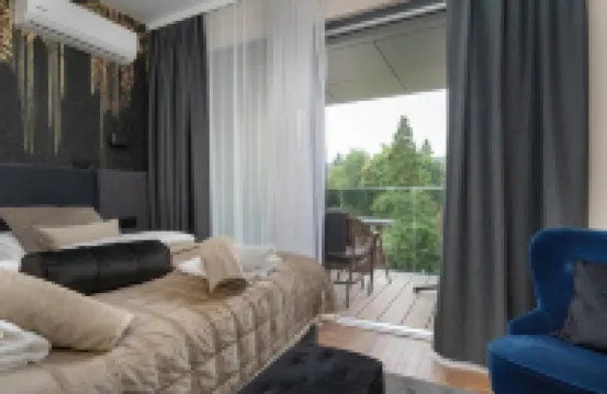 Holiday Studio With Balcony, Indoor Pool, Sauna
