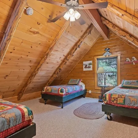 Cozy Creekside Cabin just a few steps from Lands Creek!