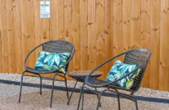 Haven House King Bed Backyard Pool