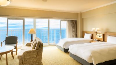 和洋折衷スタイルデラックスオーシャンビュールーム(喫煙) ホテルリゾーピア熱海の写真