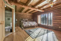 Enchanted log cabin with lake view