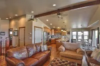 Private beach, pools/hot tub, winter sports, sleeps 20