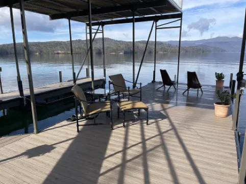 Lake Jocassee Home - Incredible Dock and Mountain and Sunset Views - Devils Fork