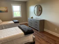 Butterfly Mountain Cabin for 8 w/amazing view+wifi, 3 bdrm, 3.5 bath, & firepit