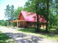 Private Red Roof Cabin - Rustic Log Cabin In The Woods!
