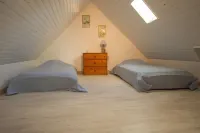 Stone house near beach between Crozon and Camaretbed and toilet on ground floor