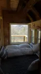 Cozy warm treehouse with Amazing views!  Winter Paradise! Hike from cabin