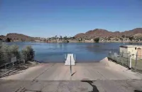 River house with desert view