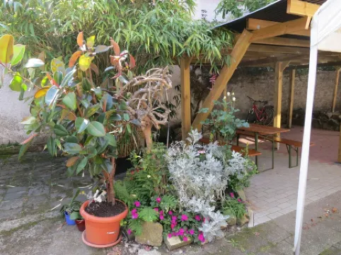 Sunny half-timbered house near Frankfurt / M