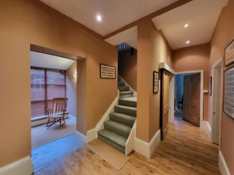 Victorian stone mansion in extensive grounds overlooking Bala Lake