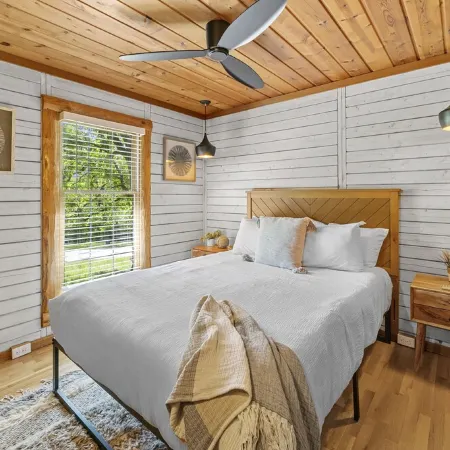 Resort Cabin w/ Firepit, Spacious Deck & Outdoor TV - 2 Miles to SDC