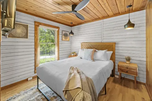Resort Cabin w/ Firepit, Spacious Deck & Outdoor TV - 2 Miles to SDC