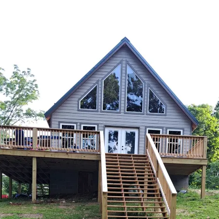 Buckingham cabin#2 @ the Lake minutes from New River Gorge National Park Hot tub Отели в г. Николас