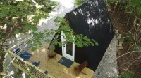 The EH Frame with Tree Pod in the woods!