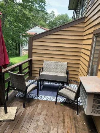 Get cozy for the winter in this 3 floor, 4 bedroom rustic ski home