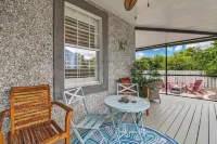 Vintage Home with Fire Pit in Backyard Street Away from Beach by RedAwning