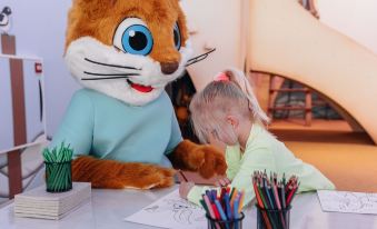 Comfortable bungalow with dishwasher, 1.5 km. from the beach