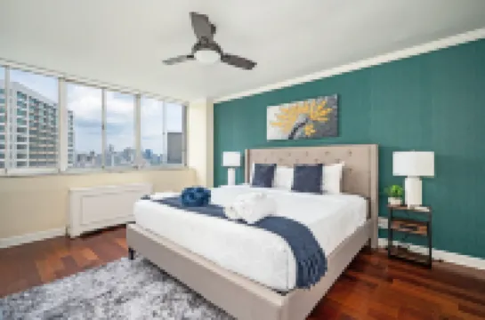 City View and Spacious Living Area - Stylish Urban Sanctuary