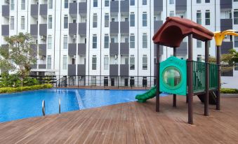 Comfortable and Modern 1Br Without Living Room at Amartha View Apartment