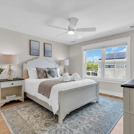 1 block to beach, Beach Equipment, Linens + Towels, 8 beach badges