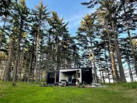 Oceanfront, newly built, modern tiny home with beach access!