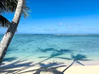 Vaka Rua - right over the golden sand facing the lagoon with air con Free WIFI Hotel in zona Maire Nui Botanical Gardens