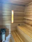 Cabins on Cortes Island, pet friendly, private near lake on large property.