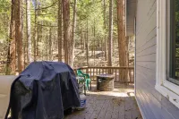 Hike, Ski & Sip: Arnold Cabin 4 Mi to State Park! - balcony