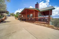 Fire Pit & Views: Falconcrest Cottage in Payson!