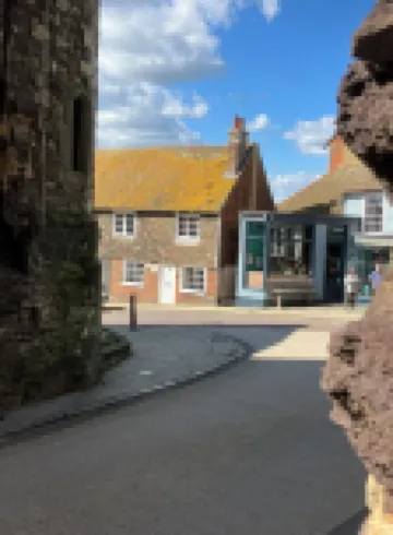 Landgate Cottage is opposite the 14th Century entrance to historic Rye town