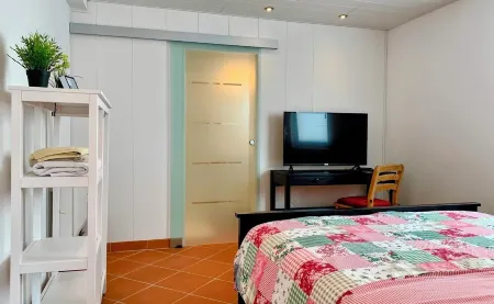 Charming apartment with air conditioning, WiFi, smart TV surrounded by greenery Отели в г. Рейн-Пфальц