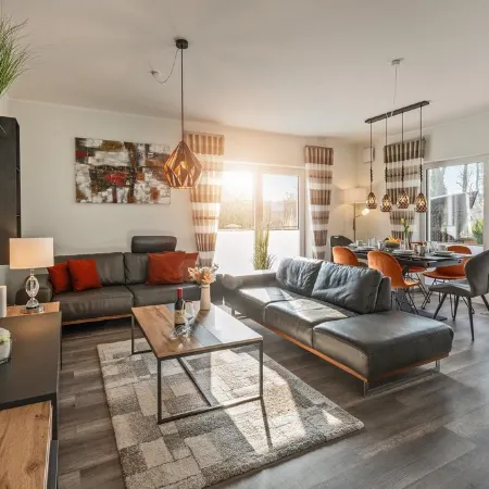 5 star apartment for 6 persons, ground floor with fenced garden
