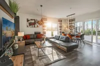 5 star apartment for 6 persons, ground floor with fenced garden