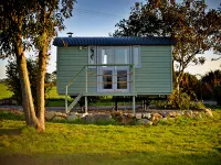Shepherd's Hut on Llŷn Peninsula by Private Lake