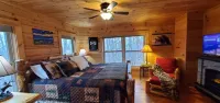 Private Cabin, Mountain View, Fireplace, Jetted Tub, Game Room, EV Charger